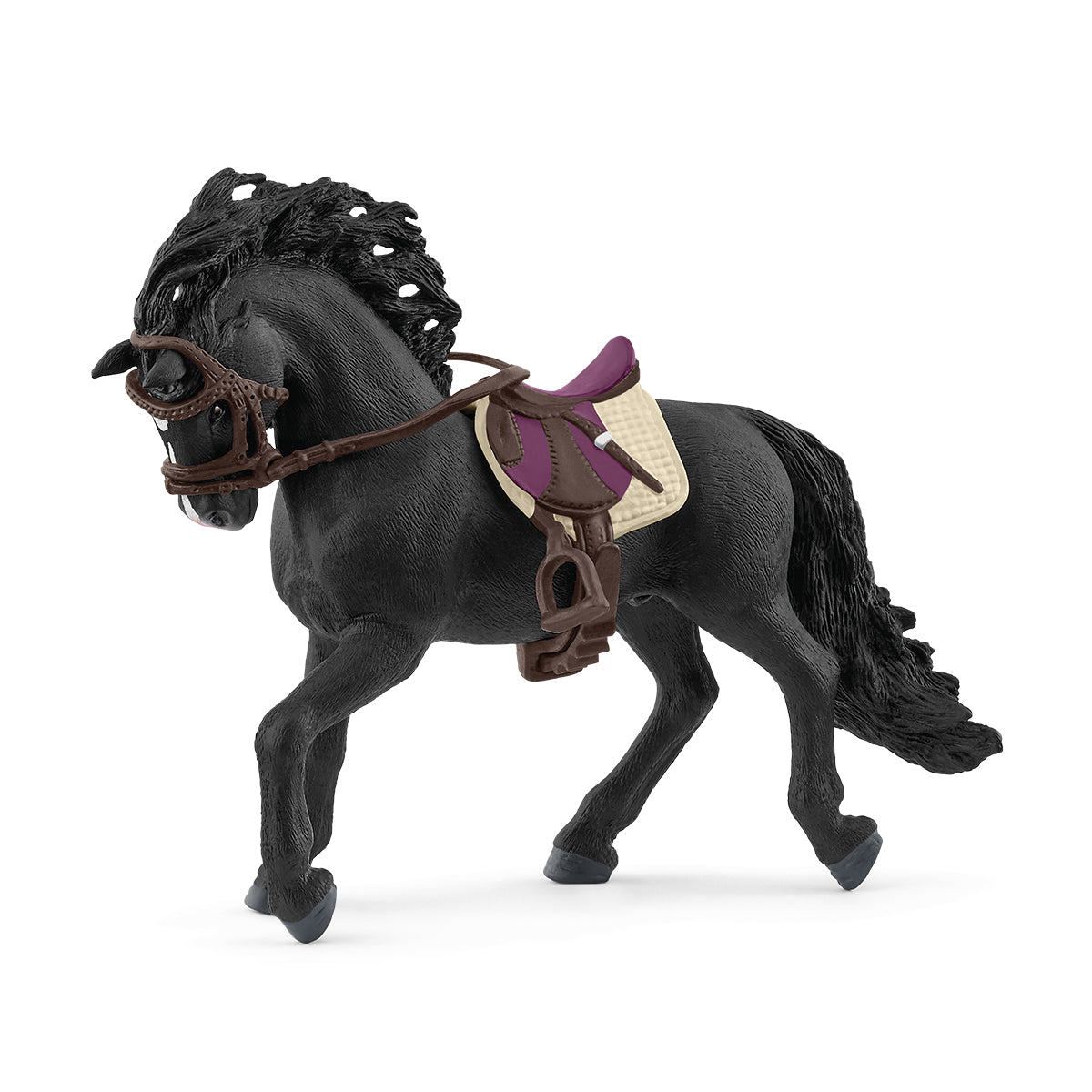 シベリア シヴェリアsivelia toy Pura Raza Española Stallion with saddle and bridle 42707