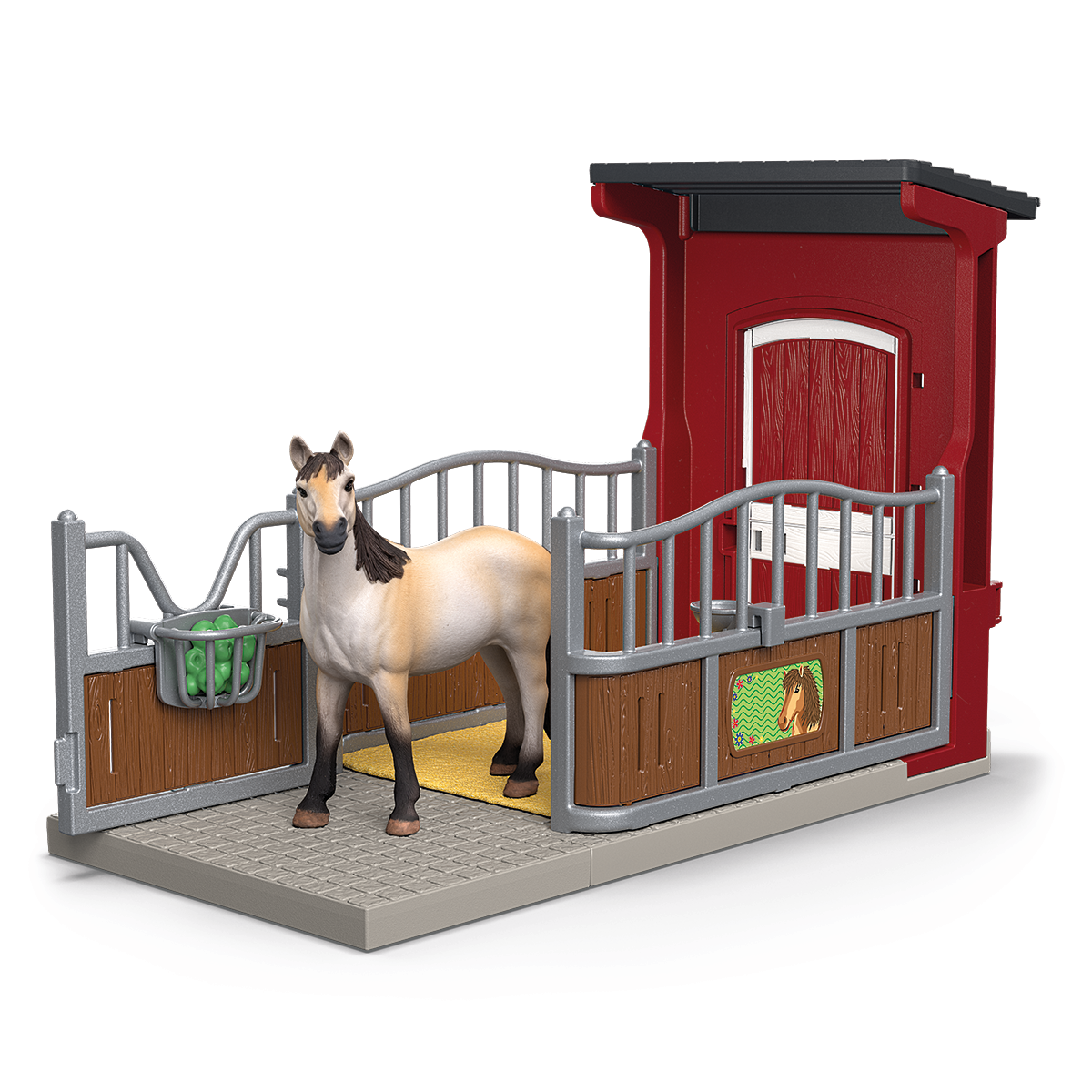 Ponybox with Mustang mare 42724 FARM WORLD | schleich