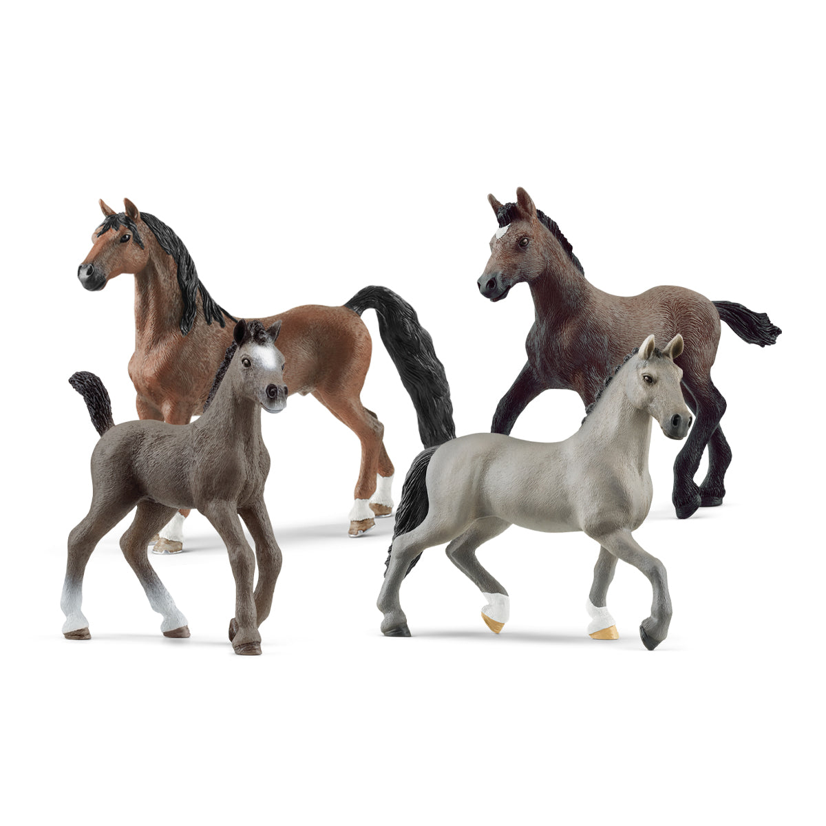 Schleich Horse Club 4 Piece Horse Collector Horse Toys Horse Gifts for Girls Ages 5