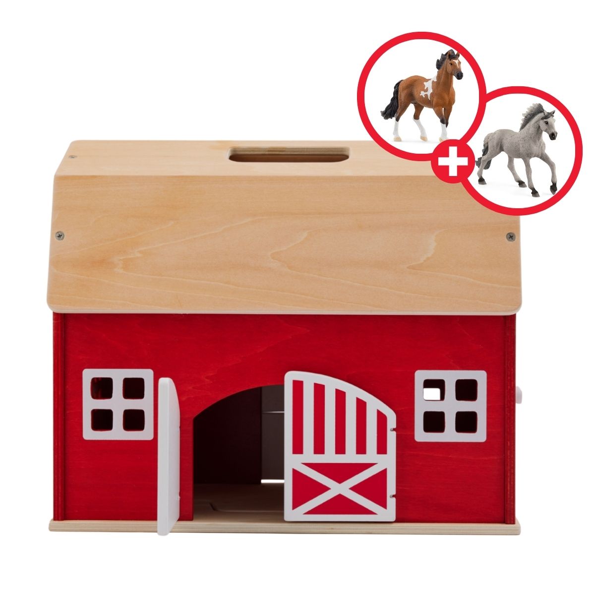 【リトルジャマー】LIVE HOUR-SACOY Collectio Classic Wooden Retro Farm 42602 | Schleich USA Inc.