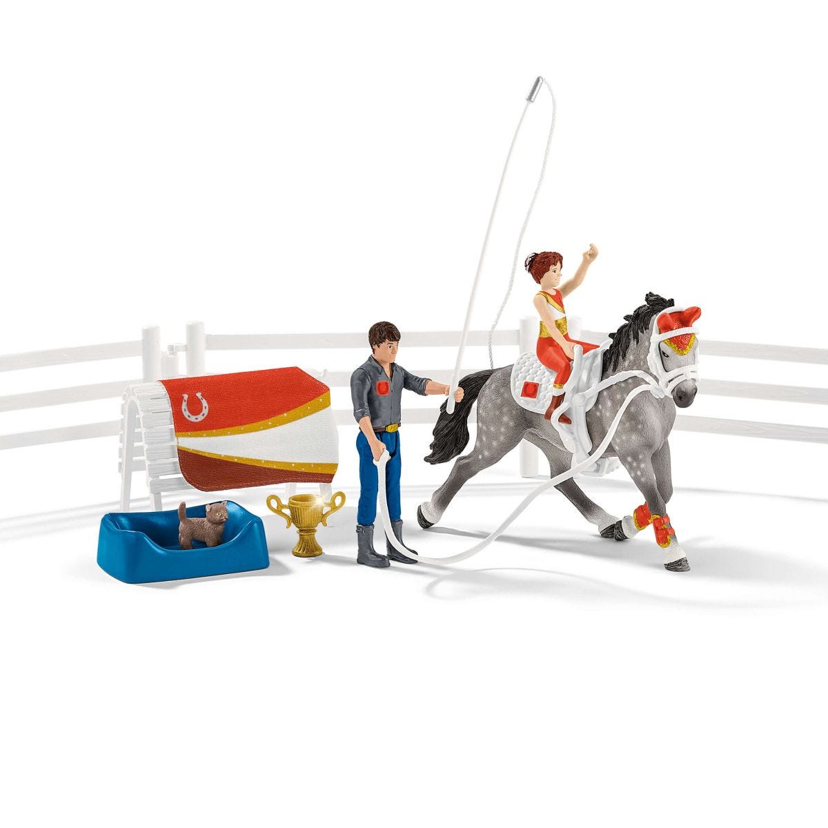 SCHLEICH 42591 Stanza Die Cavalli, Da 5 Anni, HORSE CLUB - Playset, 42 X 25 X 19 Cm - Foto 11