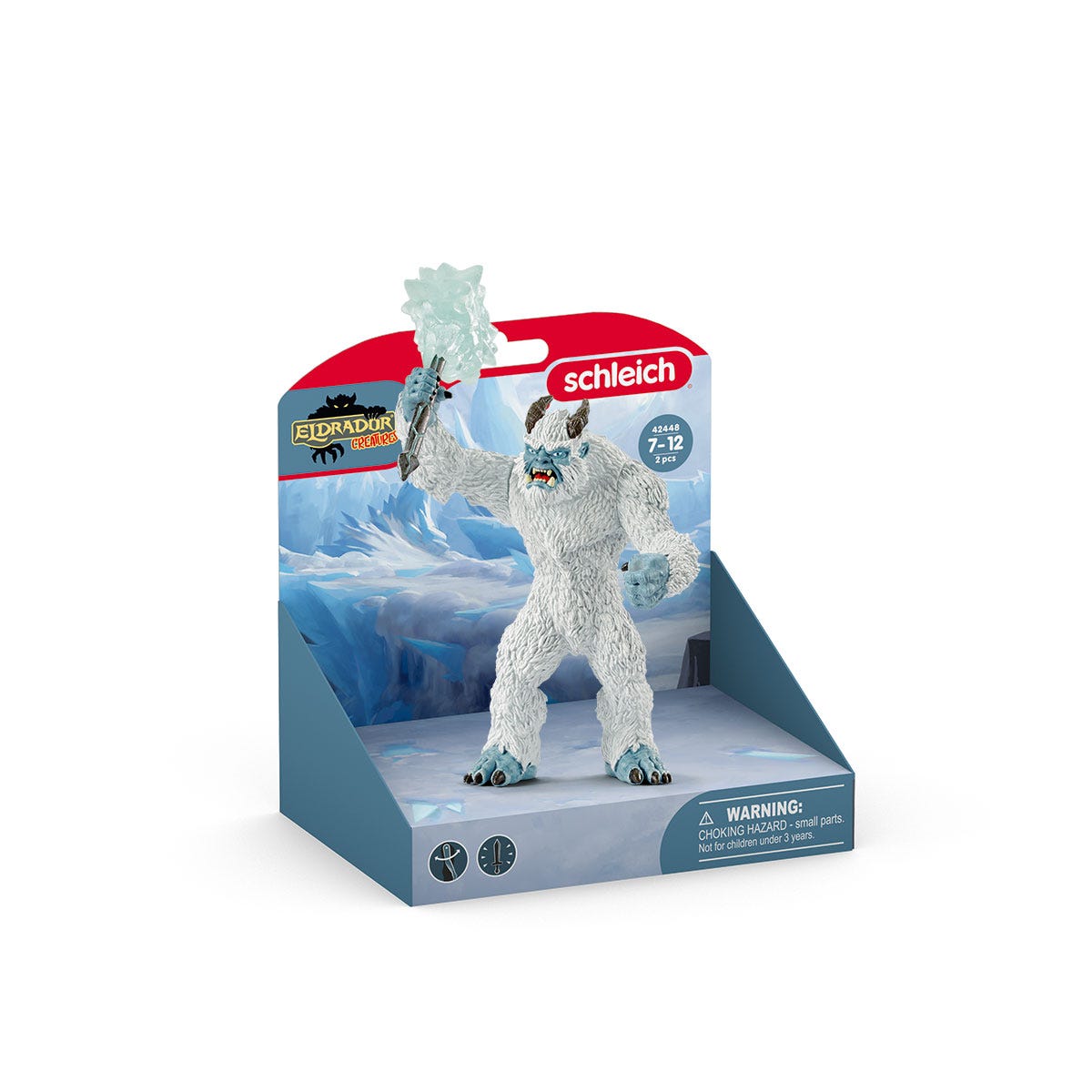 Ice monster with weapon