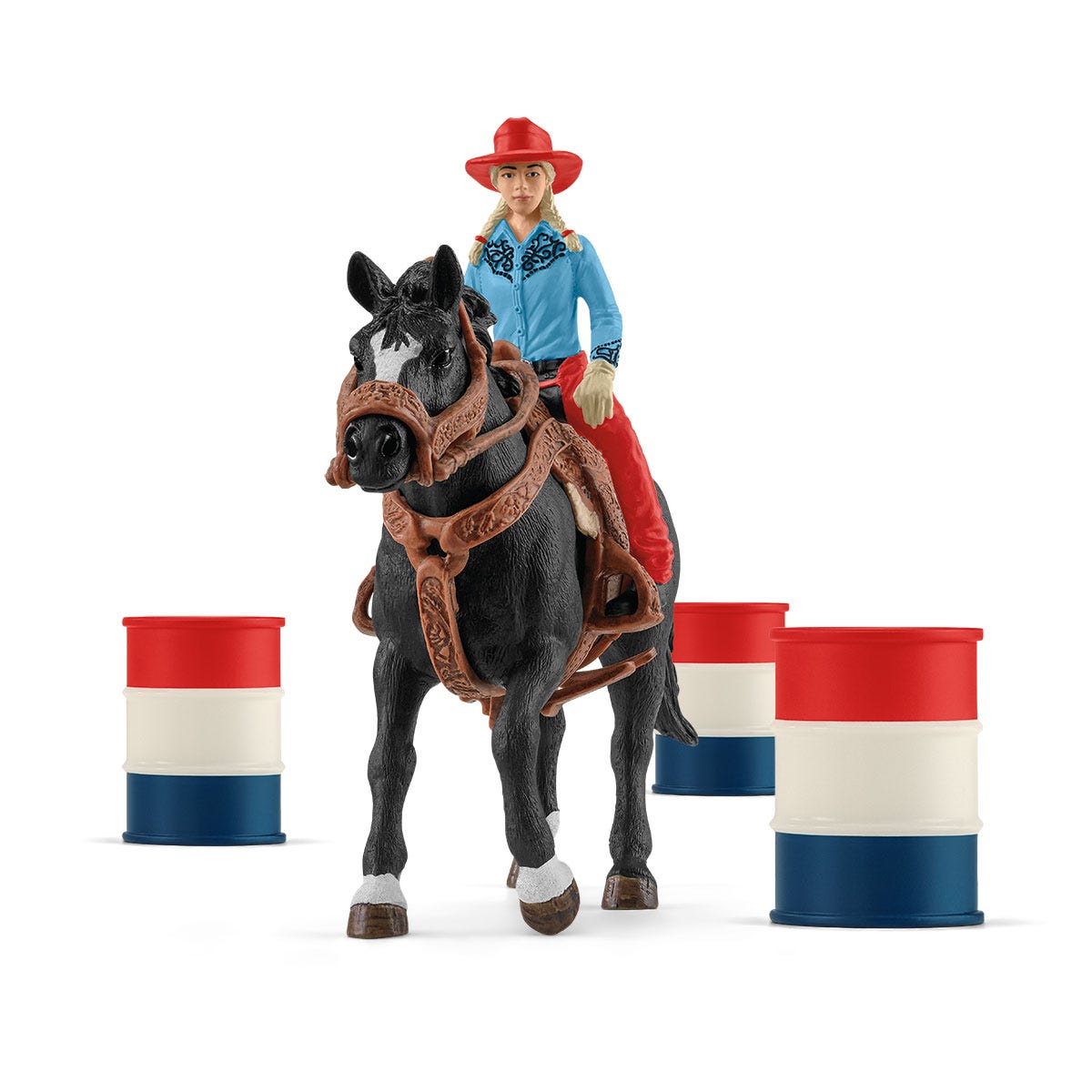 Selle synthétique Western Adult Barrel Racing Horse Tack Selle synthétique Western Adult Barrel Racing Horse Tack