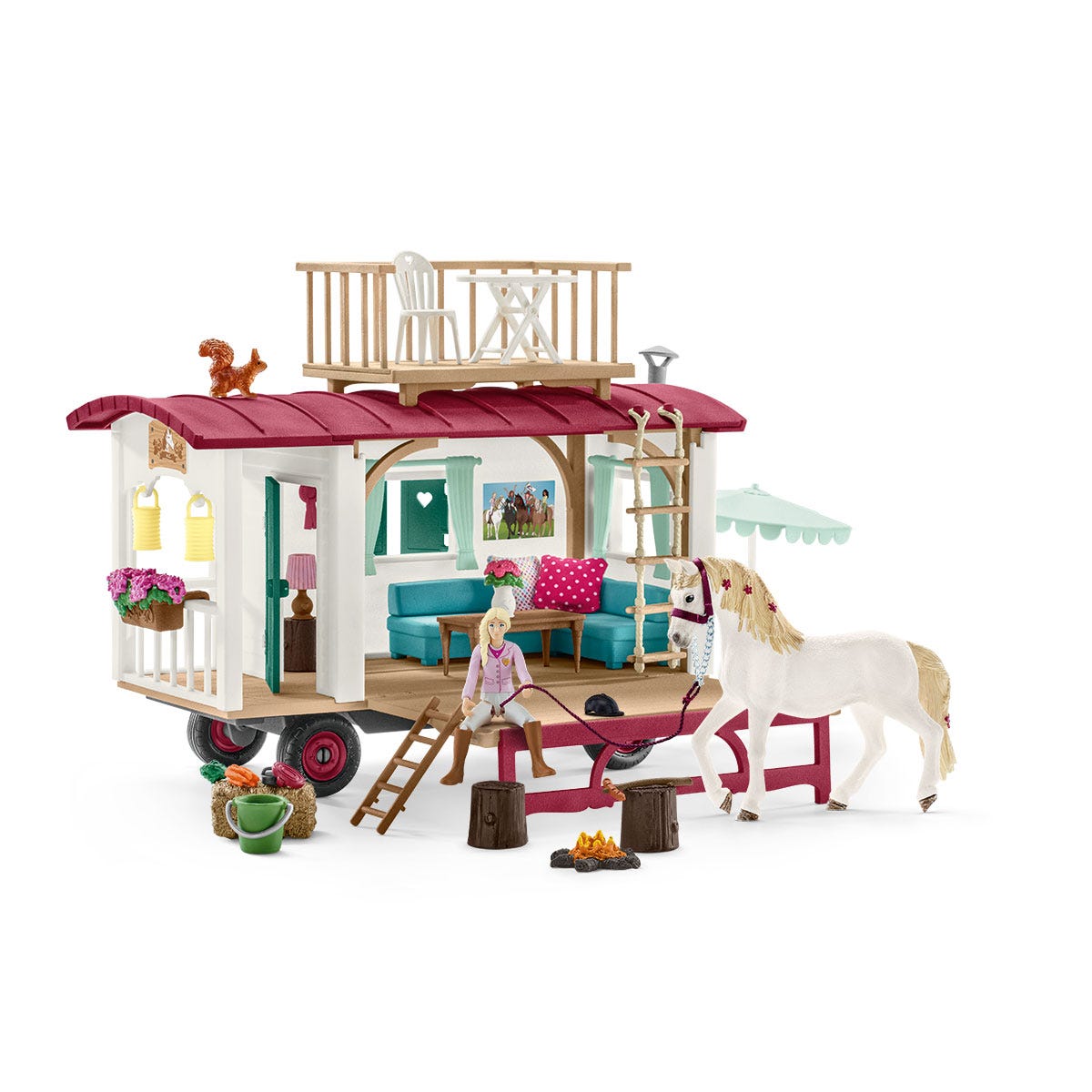 horse club zelt Schleich Horse Club Caravan for Secret Club Meetings