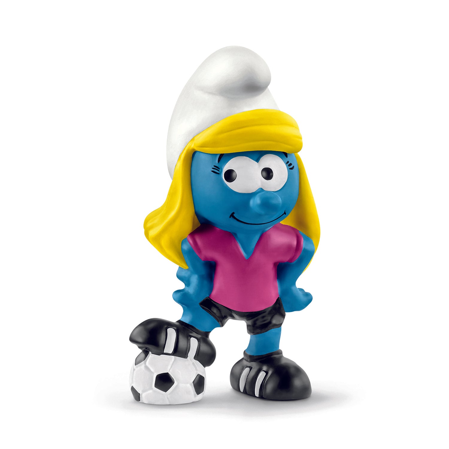 Smurfette with Soccer Ball