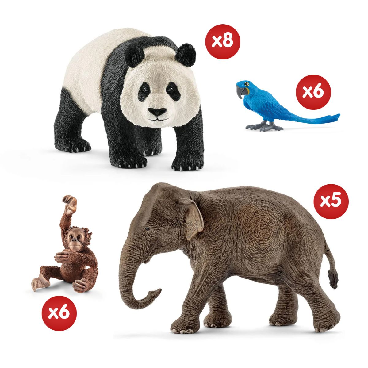 25-Piece Wild Life Bulk Bundle