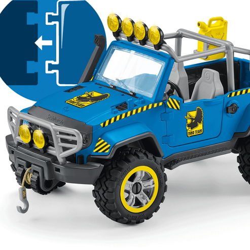 Off-road vehicle with dino outpost 41464 DINOSAURS | schleich