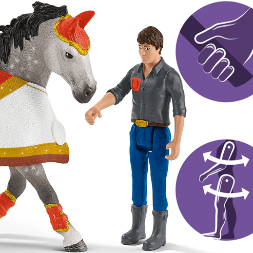 Schleich vaulting top riding set