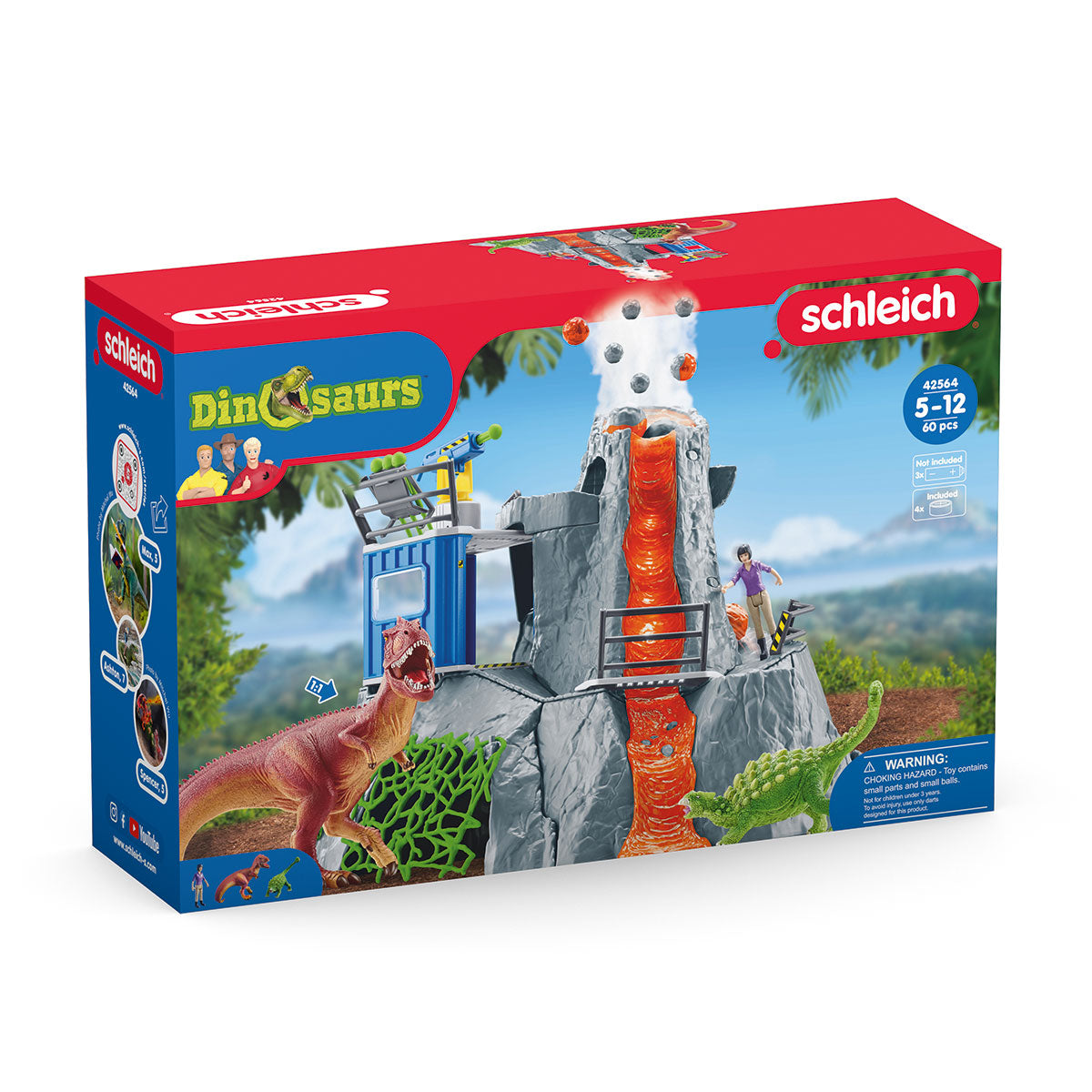 Schleich volcano shop playset