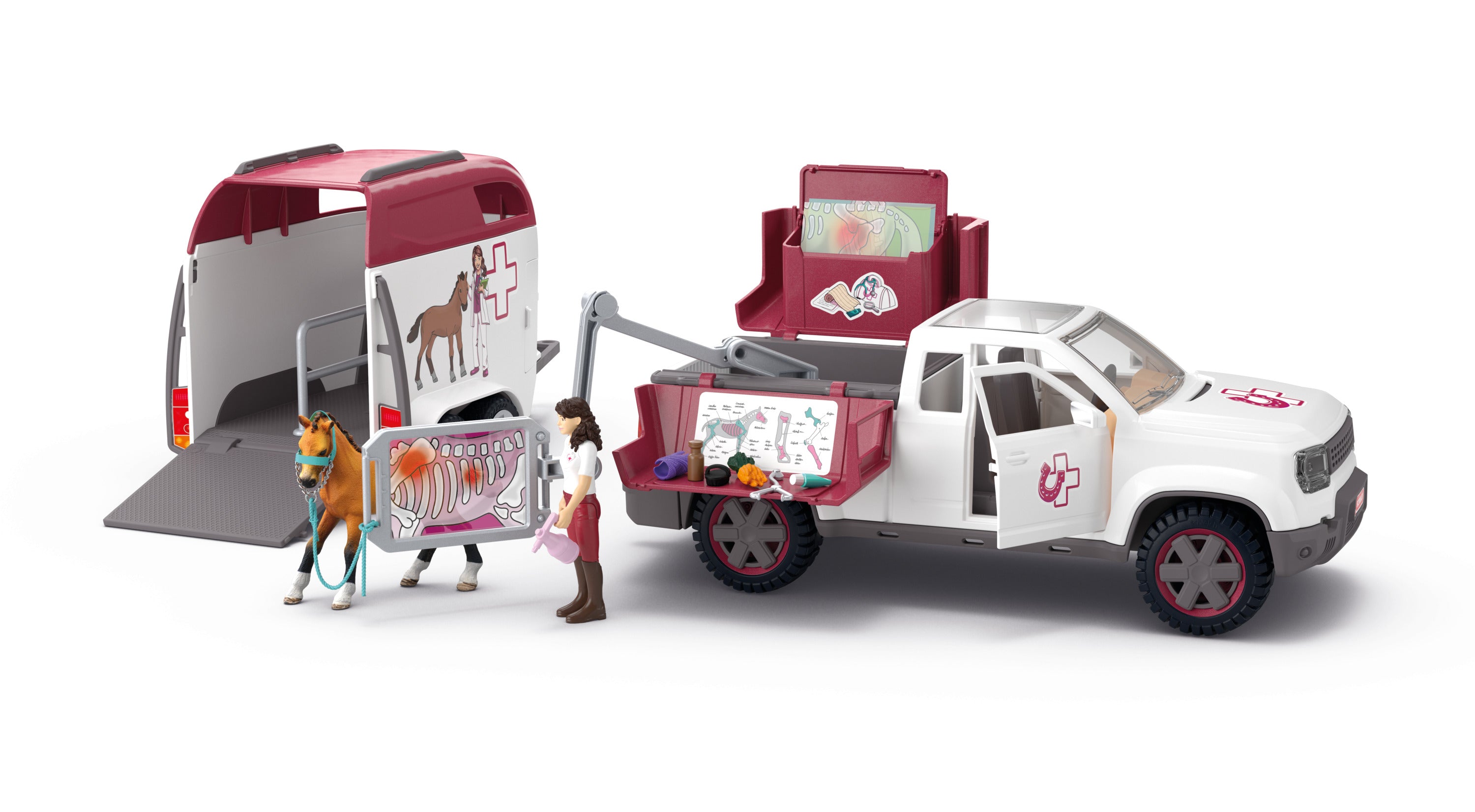 Mobile vet with trailer