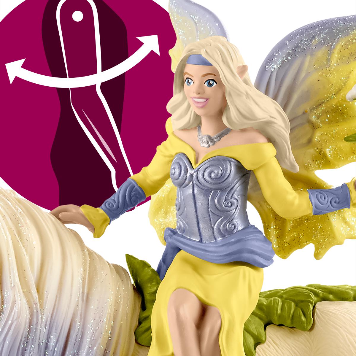 Fairy Sera with blossom unicorn 70565 | Schleich USA Inc.