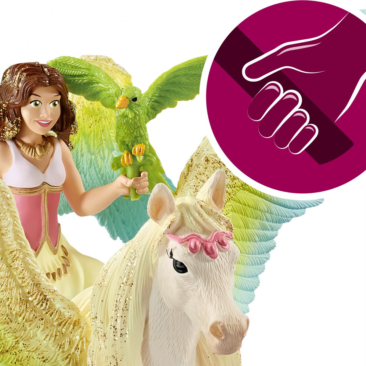 Fairy Surah with glitter Pegasus 70566 | Schleich USA Inc.