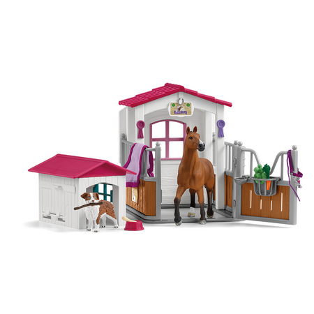 Schleich Horse Club Lakeside Mias Vaulting Set - 18 Pcs - View #8