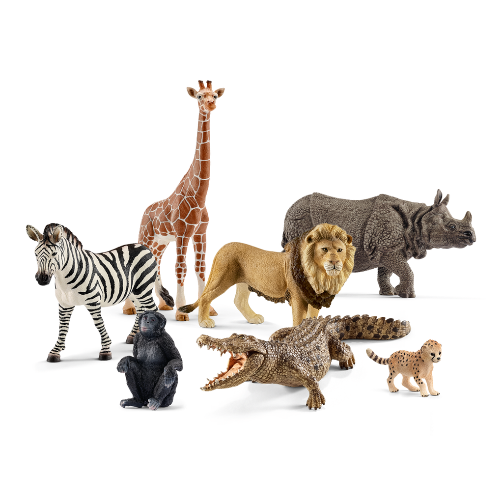 7-Piece Wild Life Savannah Set 77587 WILD LIFE | schleich