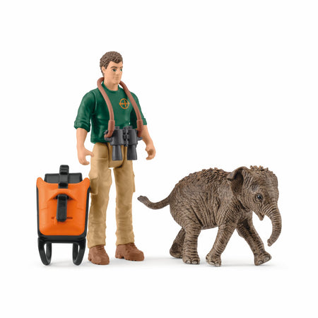 【L様・ご確認】アンリ人形15㎝【Talking to the Animals】 Researcher on an excursion 81476 Pocket Sets | Schleich USA Inc.