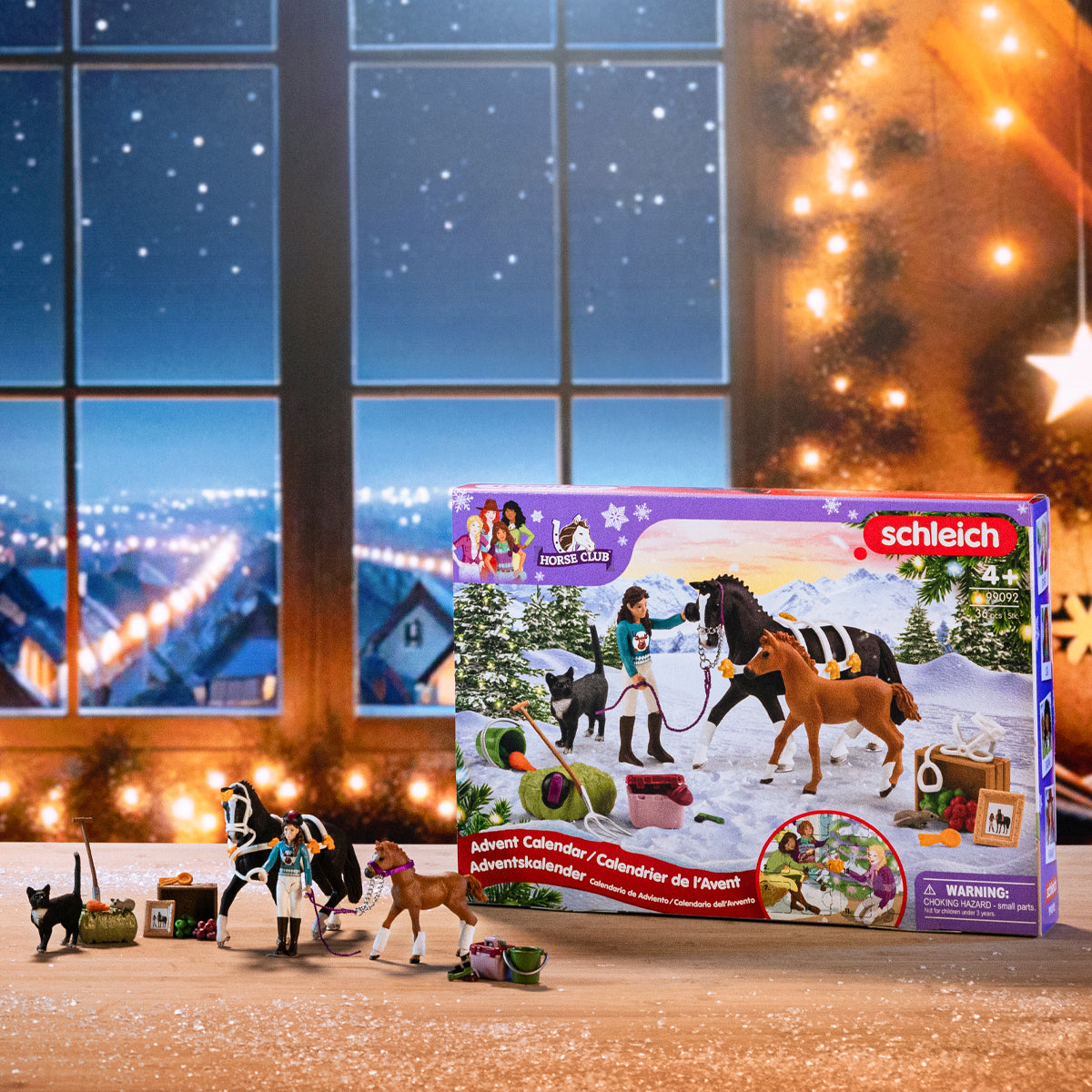 Calendario Dell'Avvento Schleich 2020 Horse Club - 24 Giorni Di Sorprese Con Cavalli E Animali Della Fattoria
