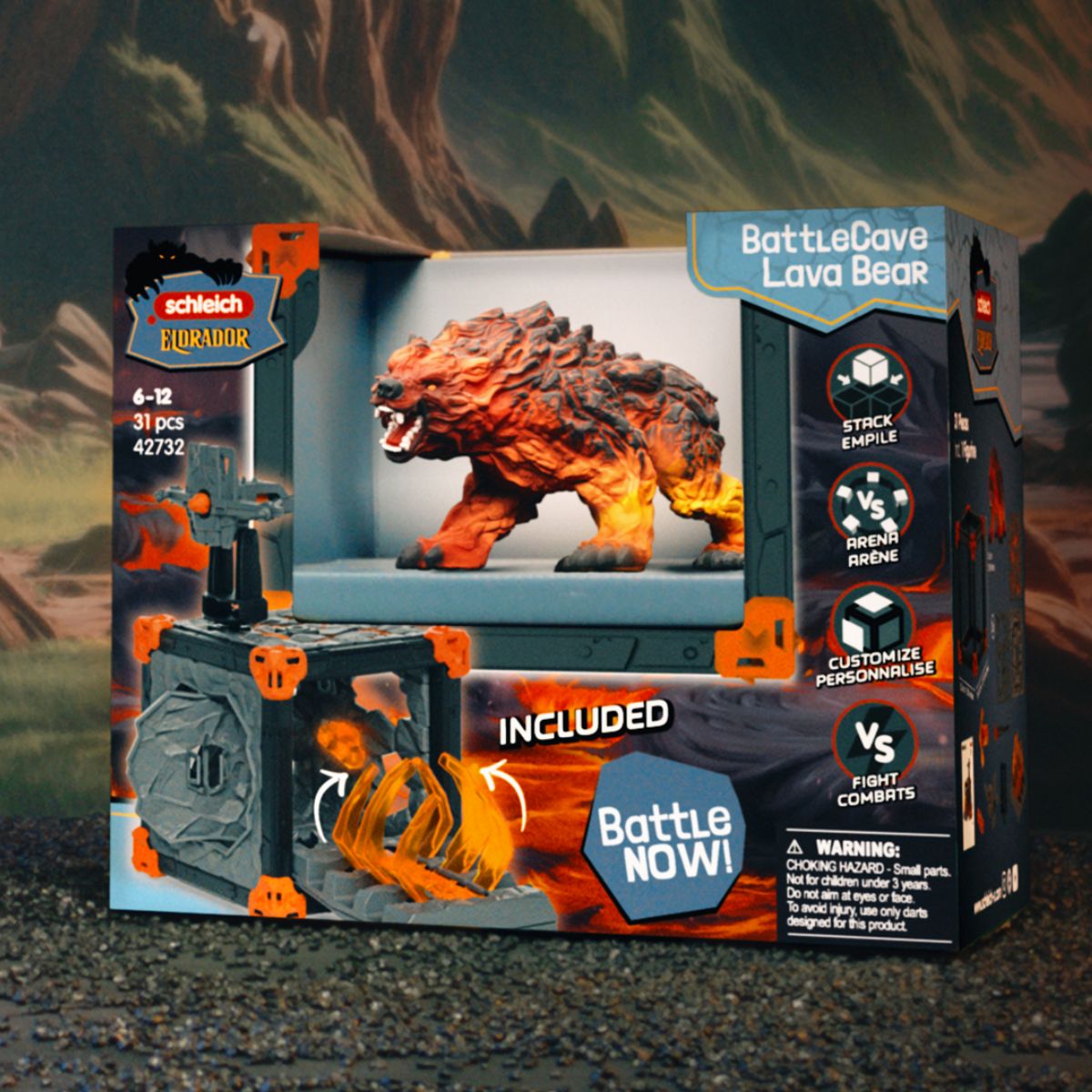 BattleCave Lava Bear 42732 | Schleich USA Inc.