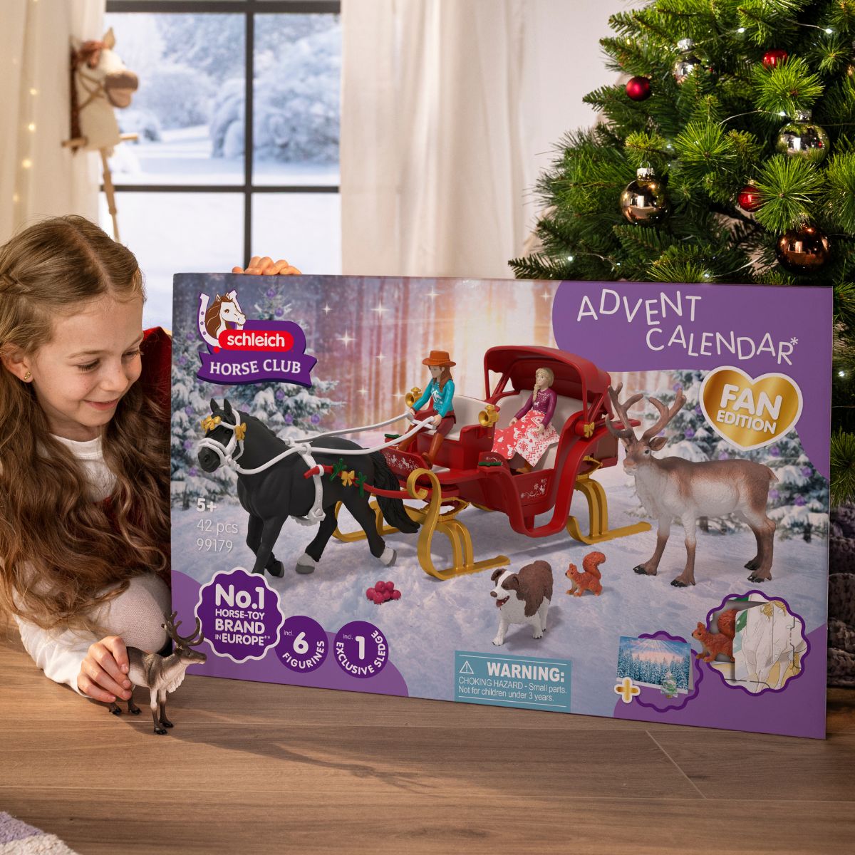 Big Advent Calendar HORSE CLUB 2025 - Christmas Sleigh Ride