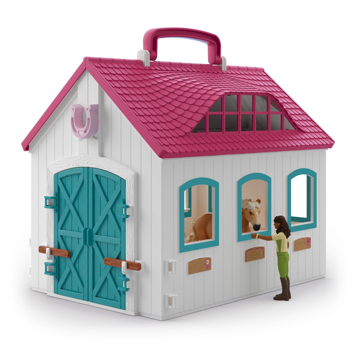 Open Stable Little Horseshoe 42703 | Schleich USA Inc.