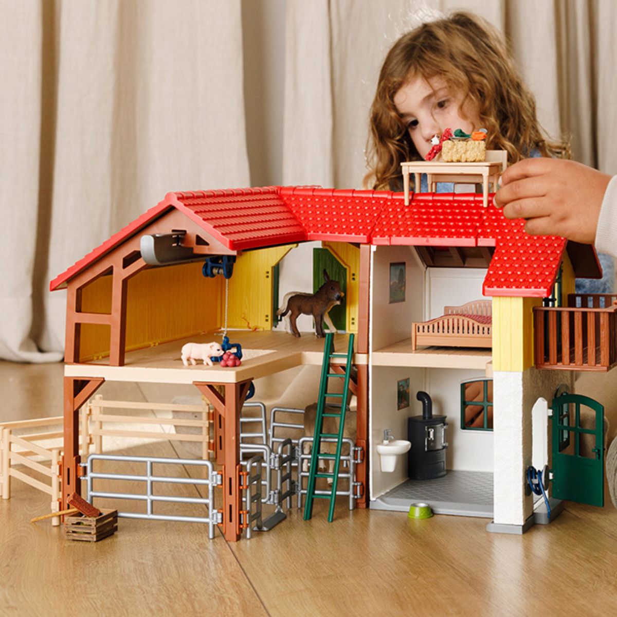 schleich Farm World 42407 97ピース Large Farm House 42407 FARM WORLD | schleich