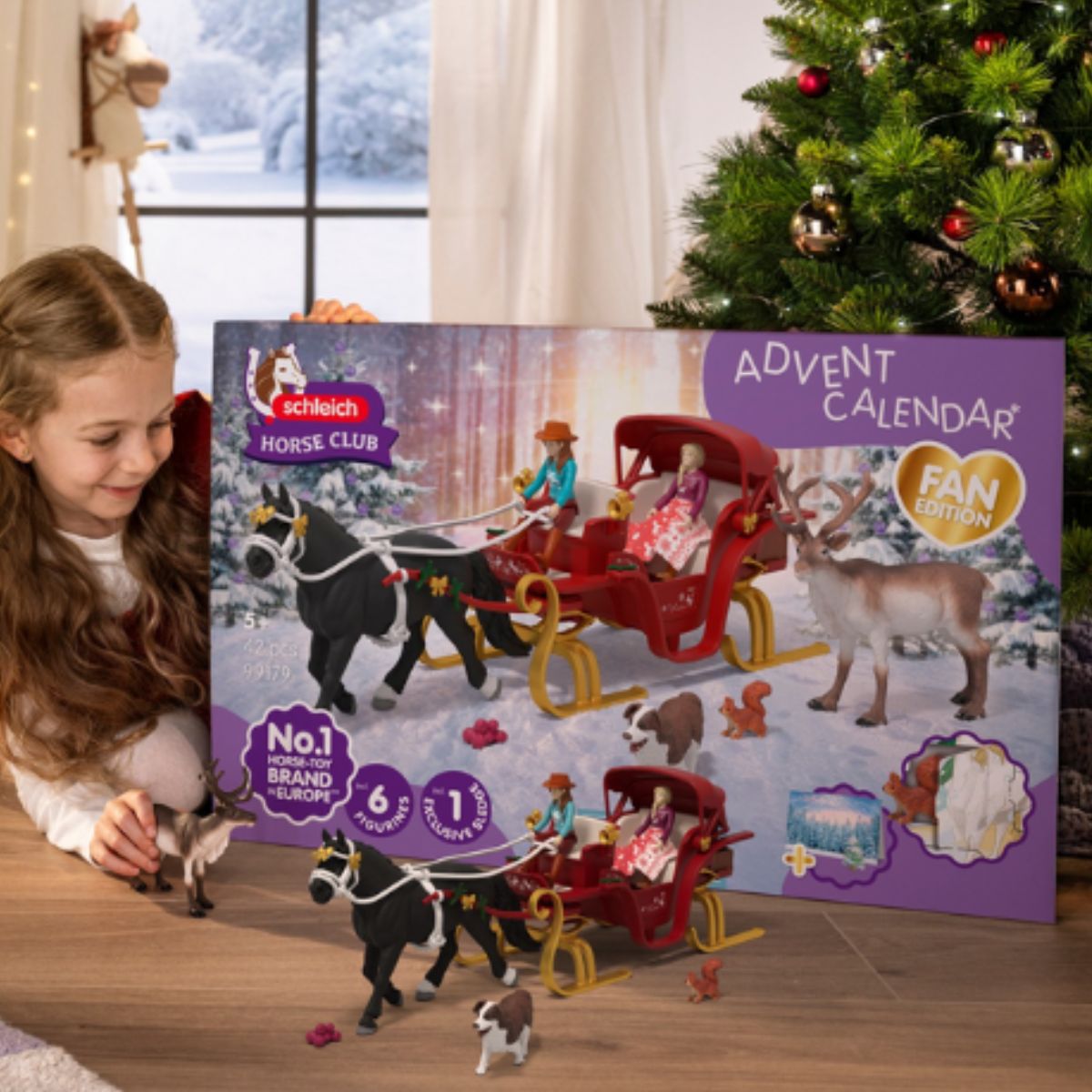 Big Advent Calendar HORSE CLUB 2025 - Christmas Sleigh Ride