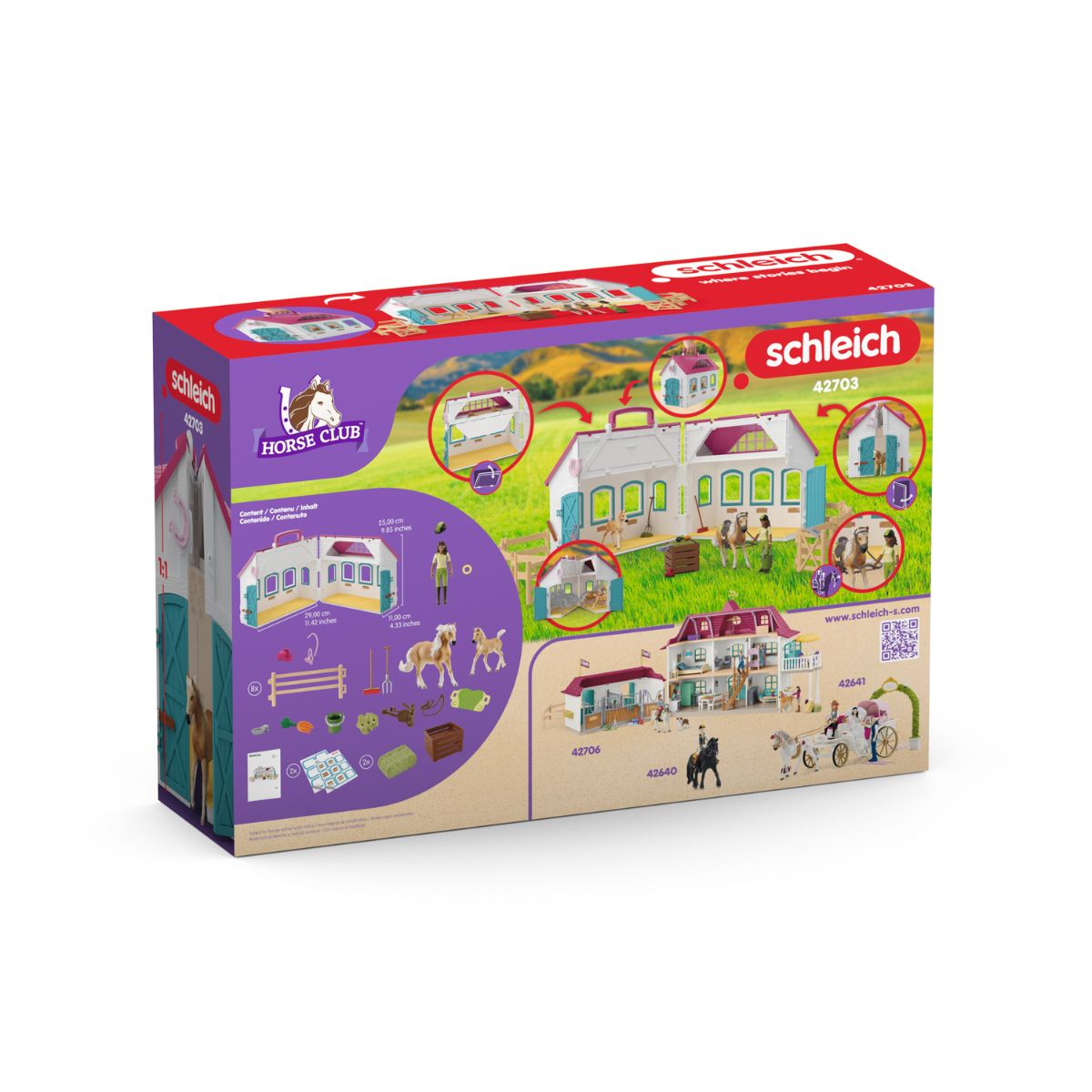 Open Stable Little Horseshoe 42703 | Schleich USA Inc.