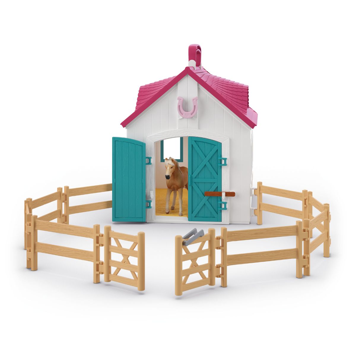 Open Stable Little Horseshoe 42703 | Schleich USA Inc.