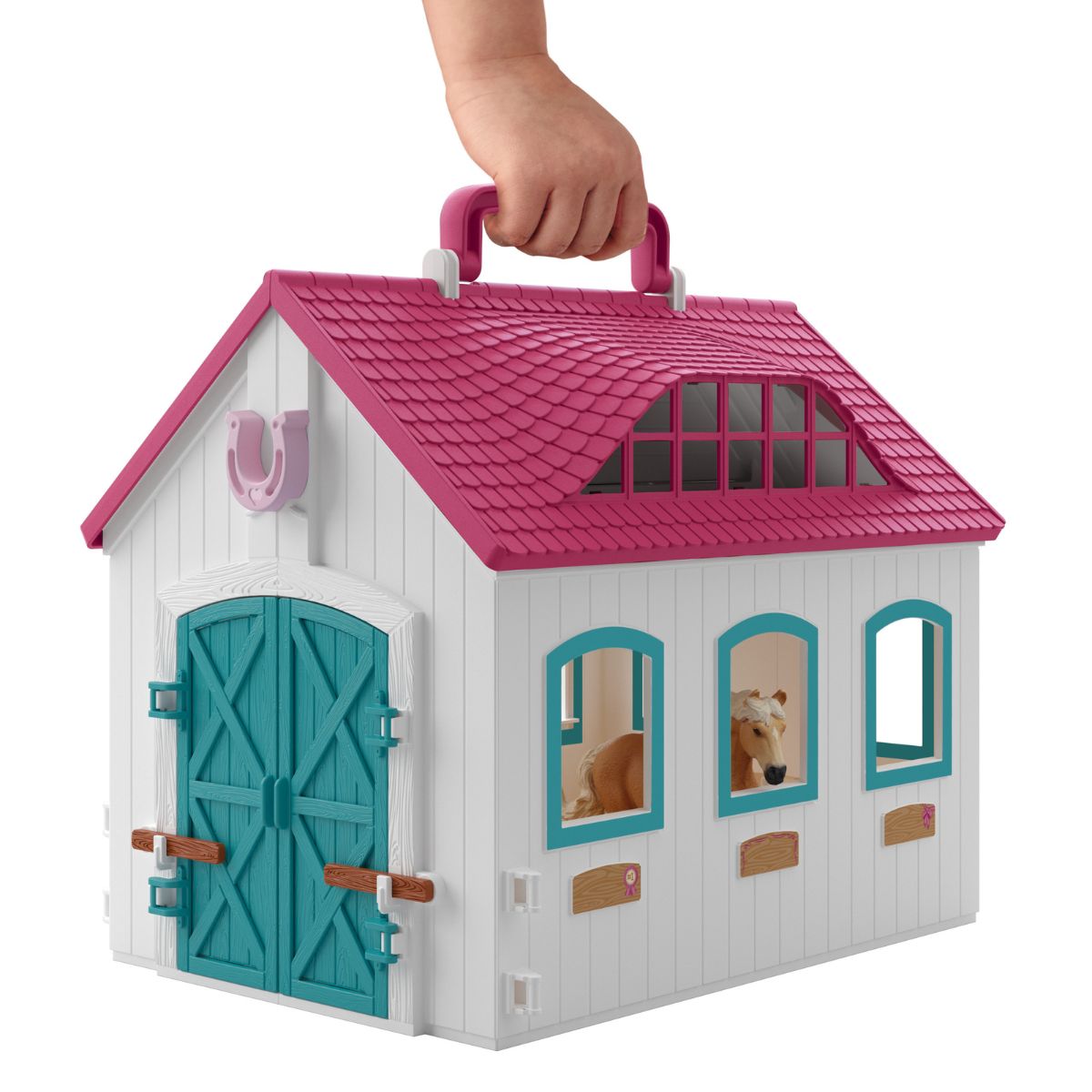 Open Stable Little Horseshoe 42703 | Schleich USA Inc.