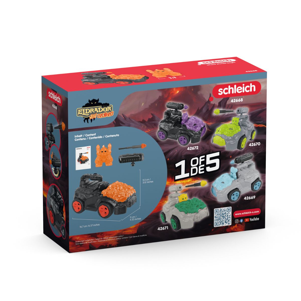 Lava CrashMobile with Mini Creature 42668 | schleich