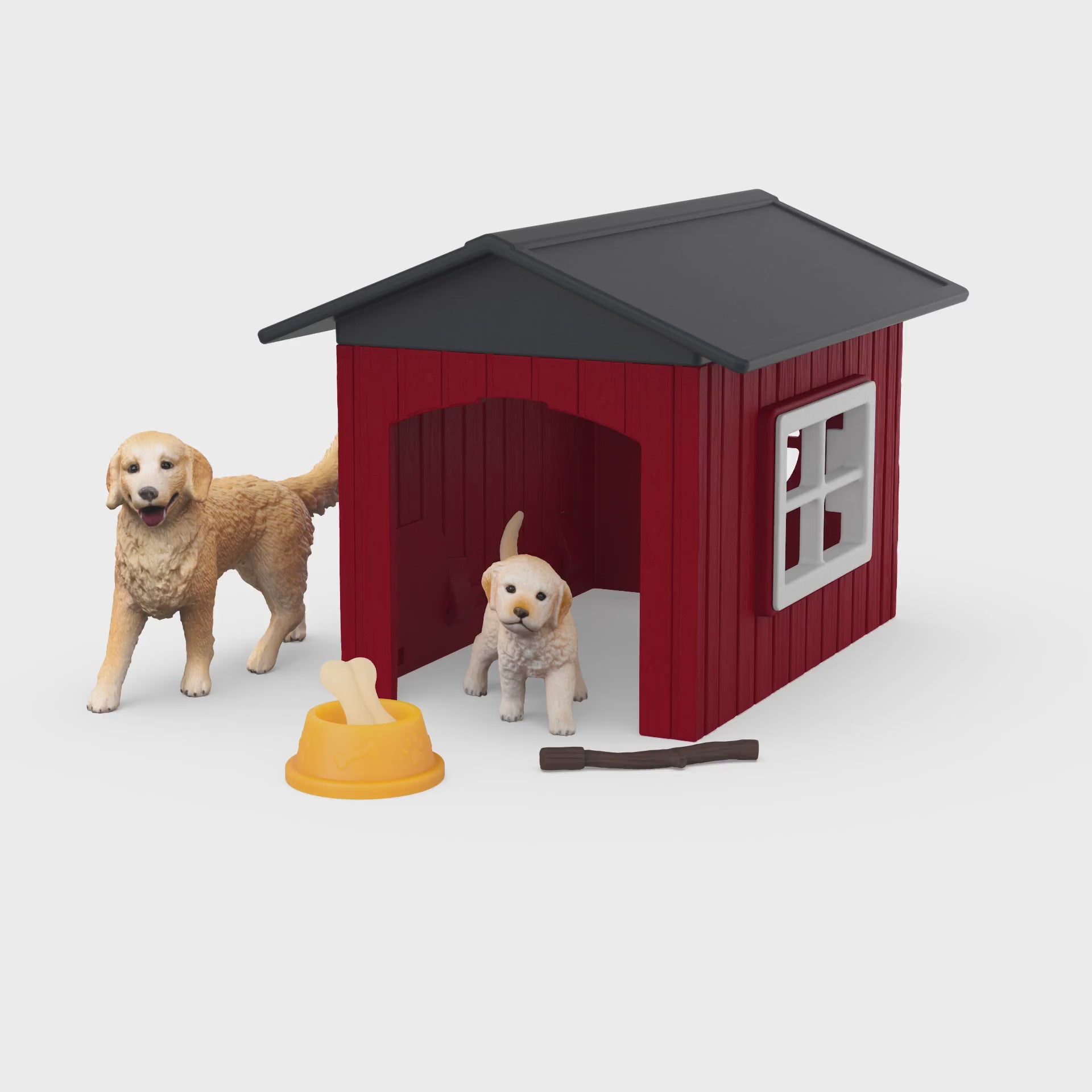 Dog Kennel with Golden Retriever 42722 | Schleich USA Inc.