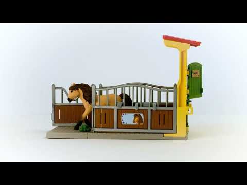 その他 Schleich Stable and horses Pony Box with Iceland Pony Stallion 42609 | Schleich USA Inc.