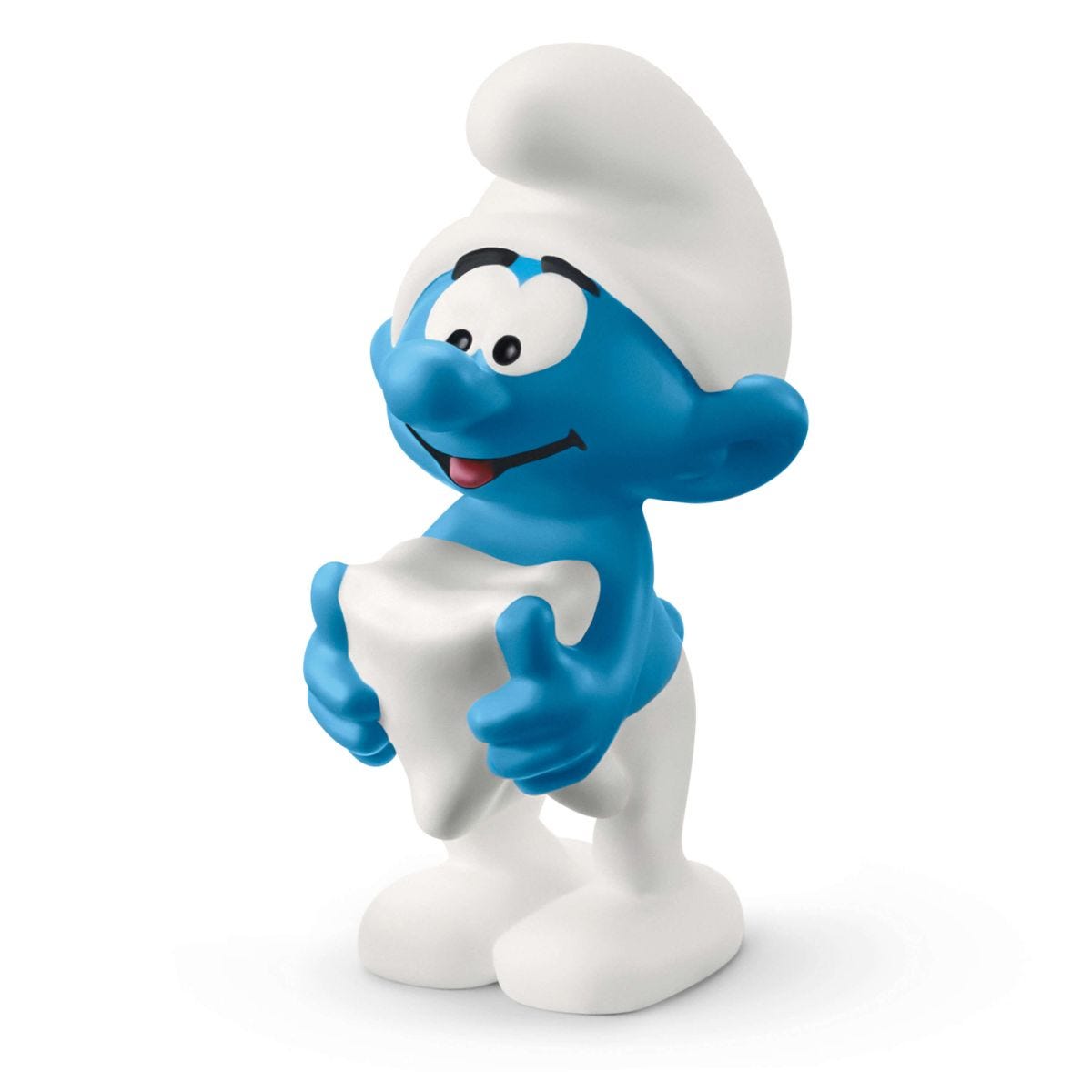 Smurf with tooth