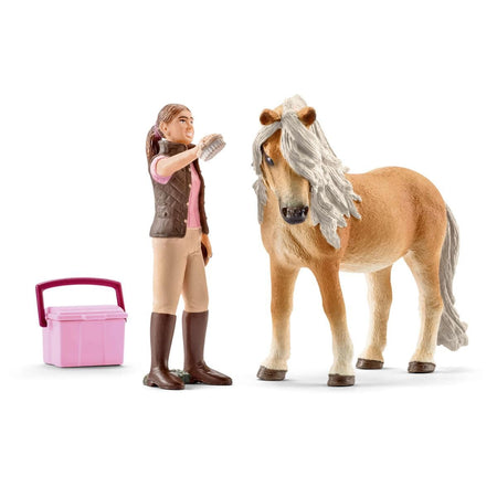 13274-Islandpferd braun-#SCHLEICH-NEU mit Fähnchen-NEW with tag 13274-Islandpferd braun-#SCHLEICH-NEU mit Fähnchen-NEW with tag