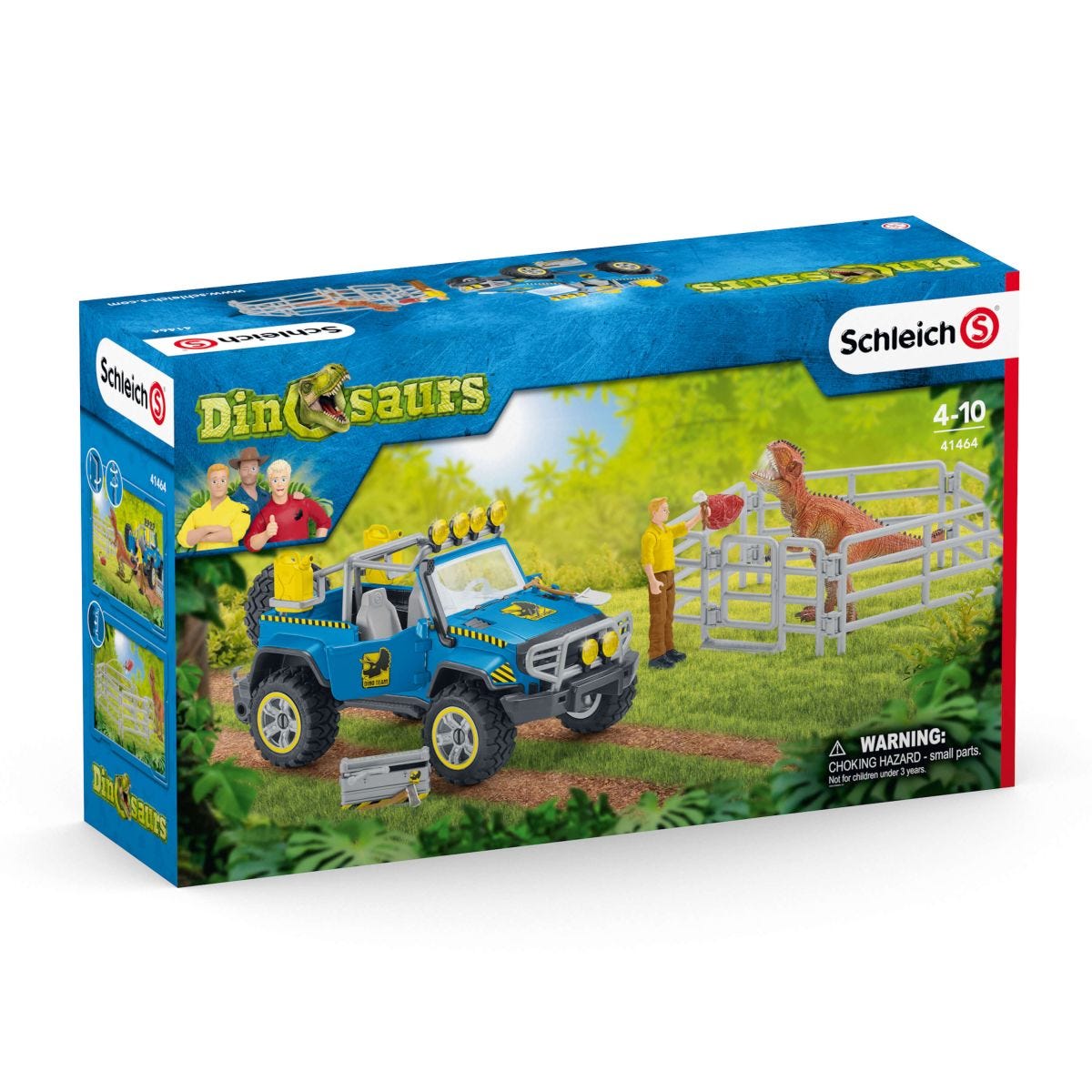 Off-road vehicle with dino outpost 41464 DINOSAURS | schleich