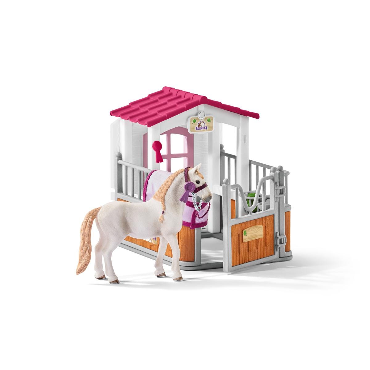 Horse stall with Lusitano mare 42368 | Schleich USA Inc.