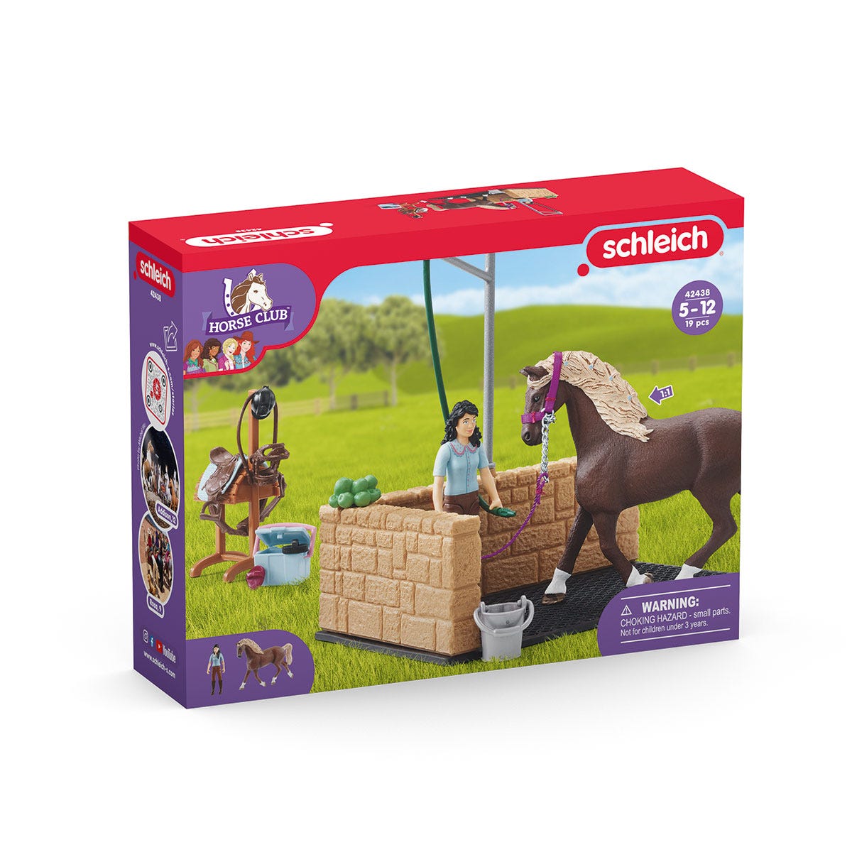 Washing Area with HORSE CLUB Emily & Luna 42438 | Schleich USA Inc.