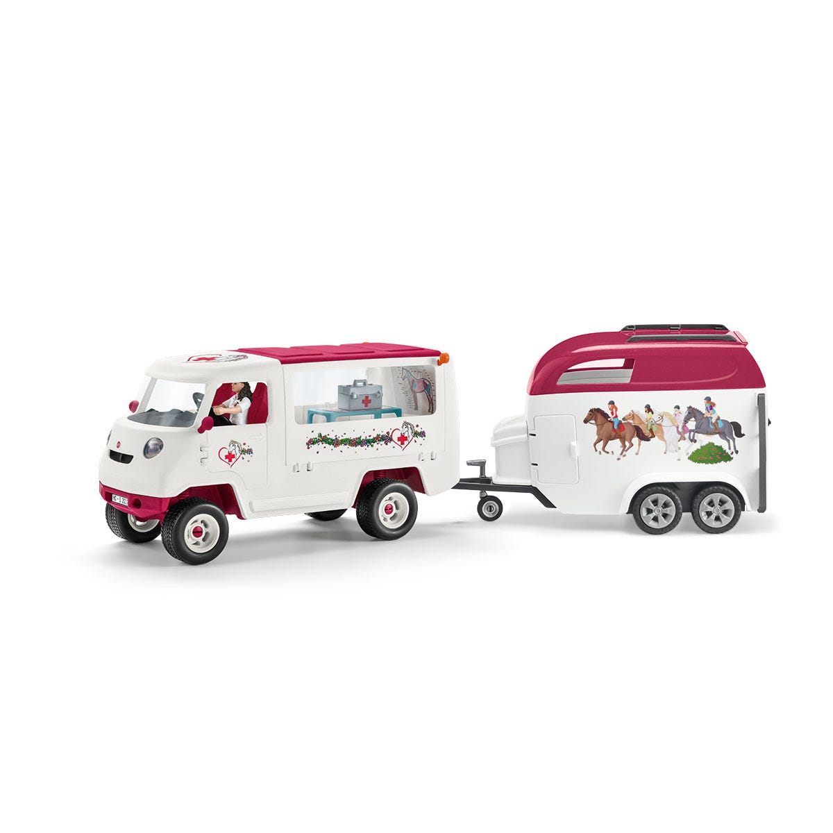 Mobile Vet with Hanoverian Foal 42439 HORSE CLUB | schleich