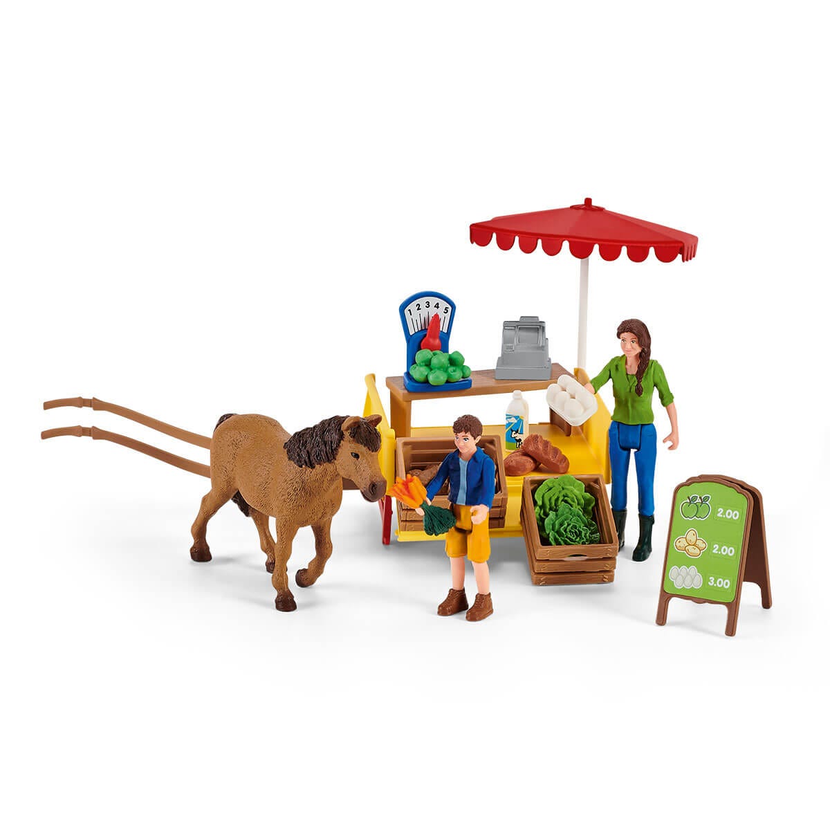 Sunny Day Mobile Farm Stand 42528 | Schleich USA Inc.