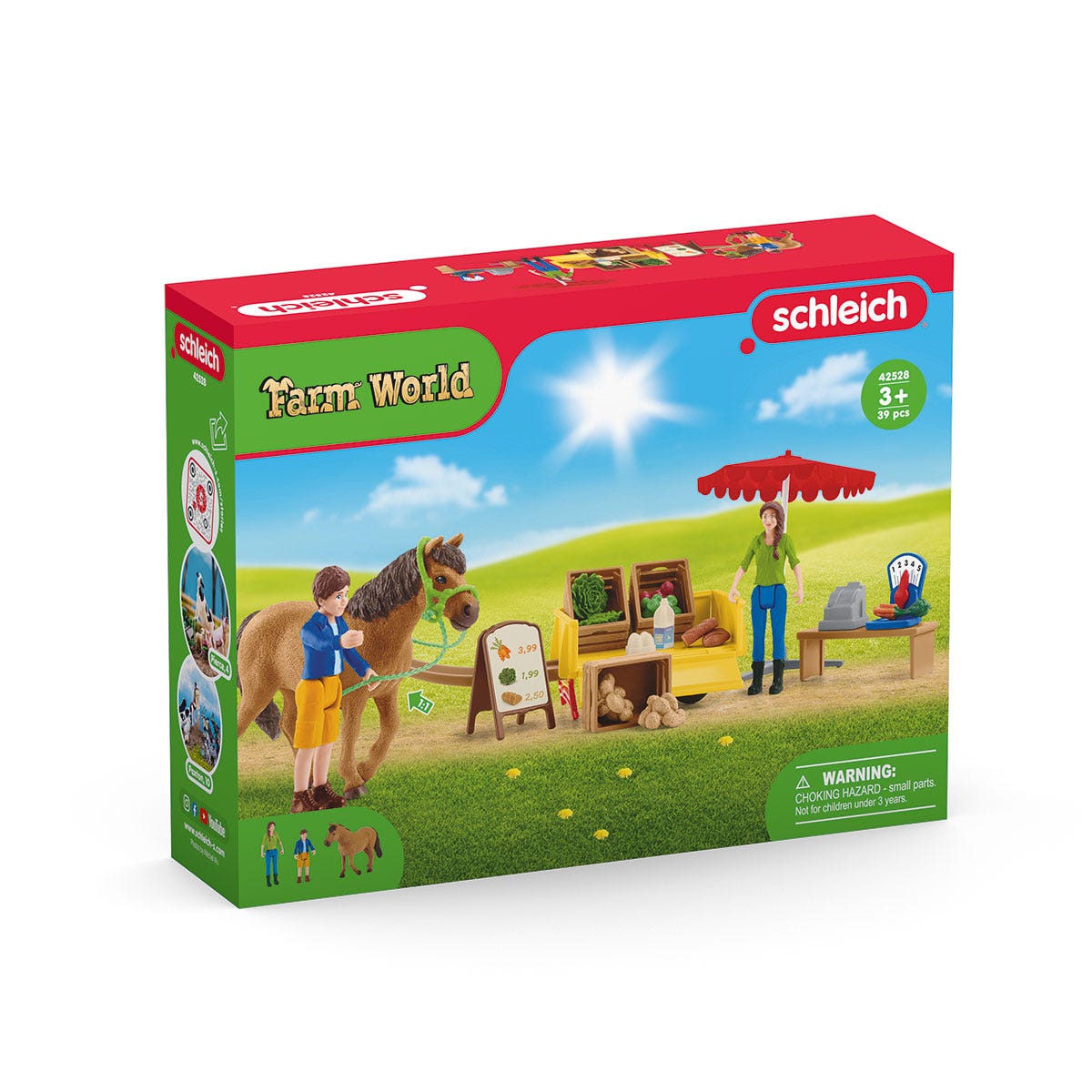 Sunny Day Mobile Farm Stand 42528 | Schleich USA Inc.
