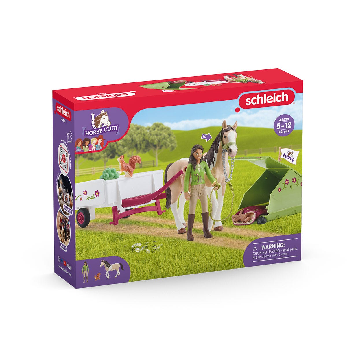 schleich zelten Schleich 42533 Horse Club Sarah's Camping Adventure