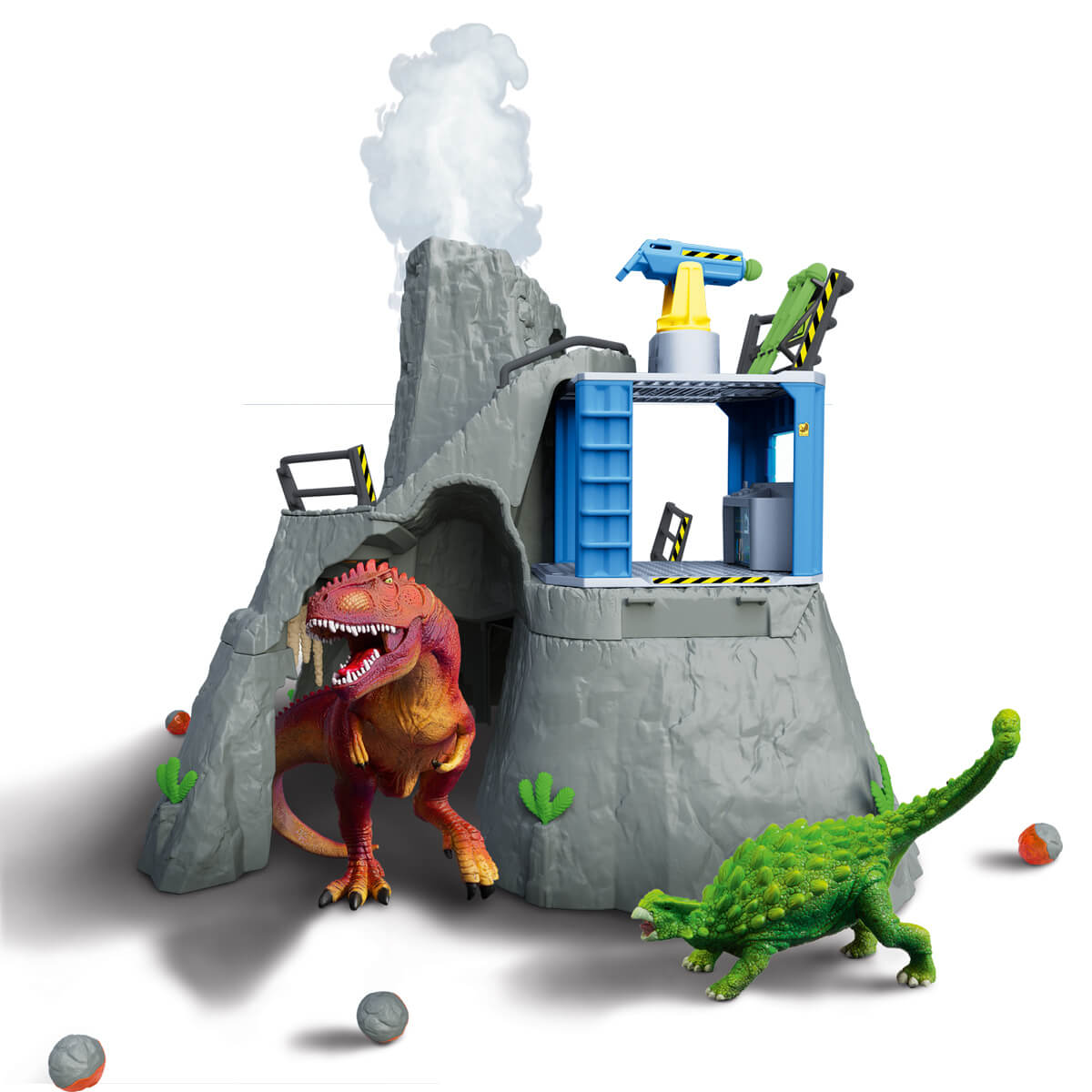 Dinosaur playset with deals volcano