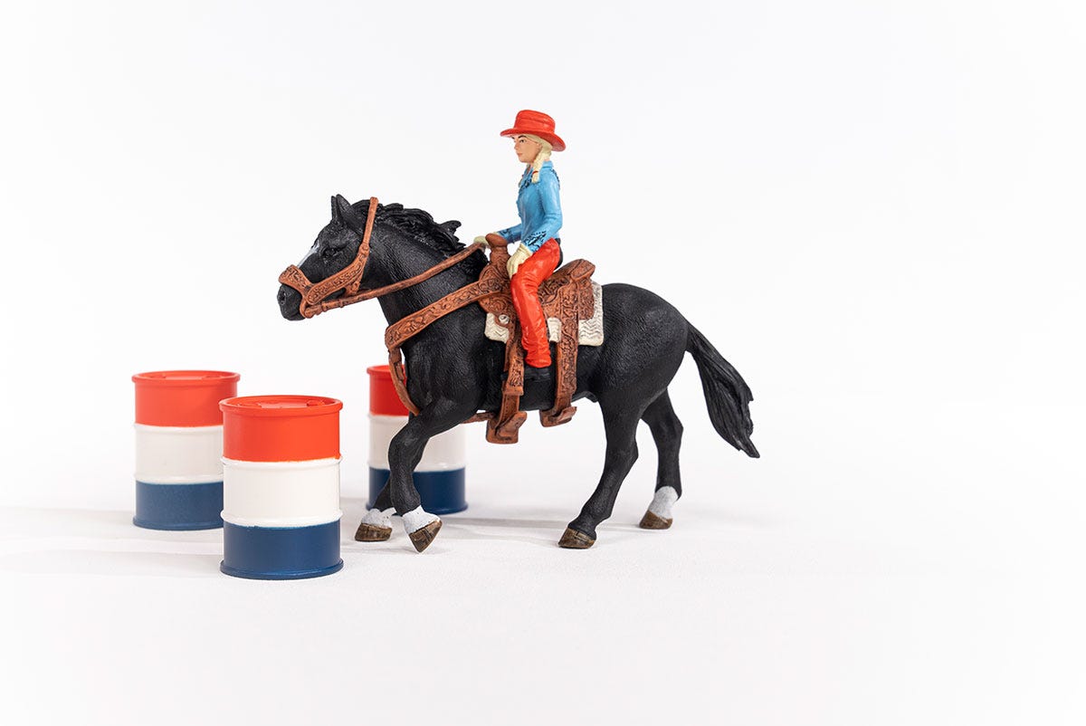 Barrel racing sale toys