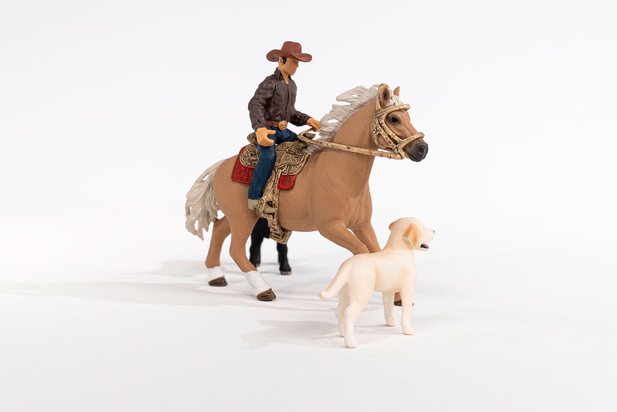 Schleich western store riding set