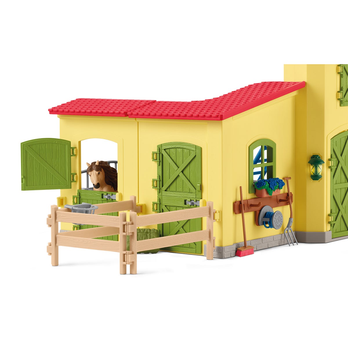 その他 Schleich Stable and horses Pony Box with Iceland Pony Stallion 42609 | Schleich USA Inc.