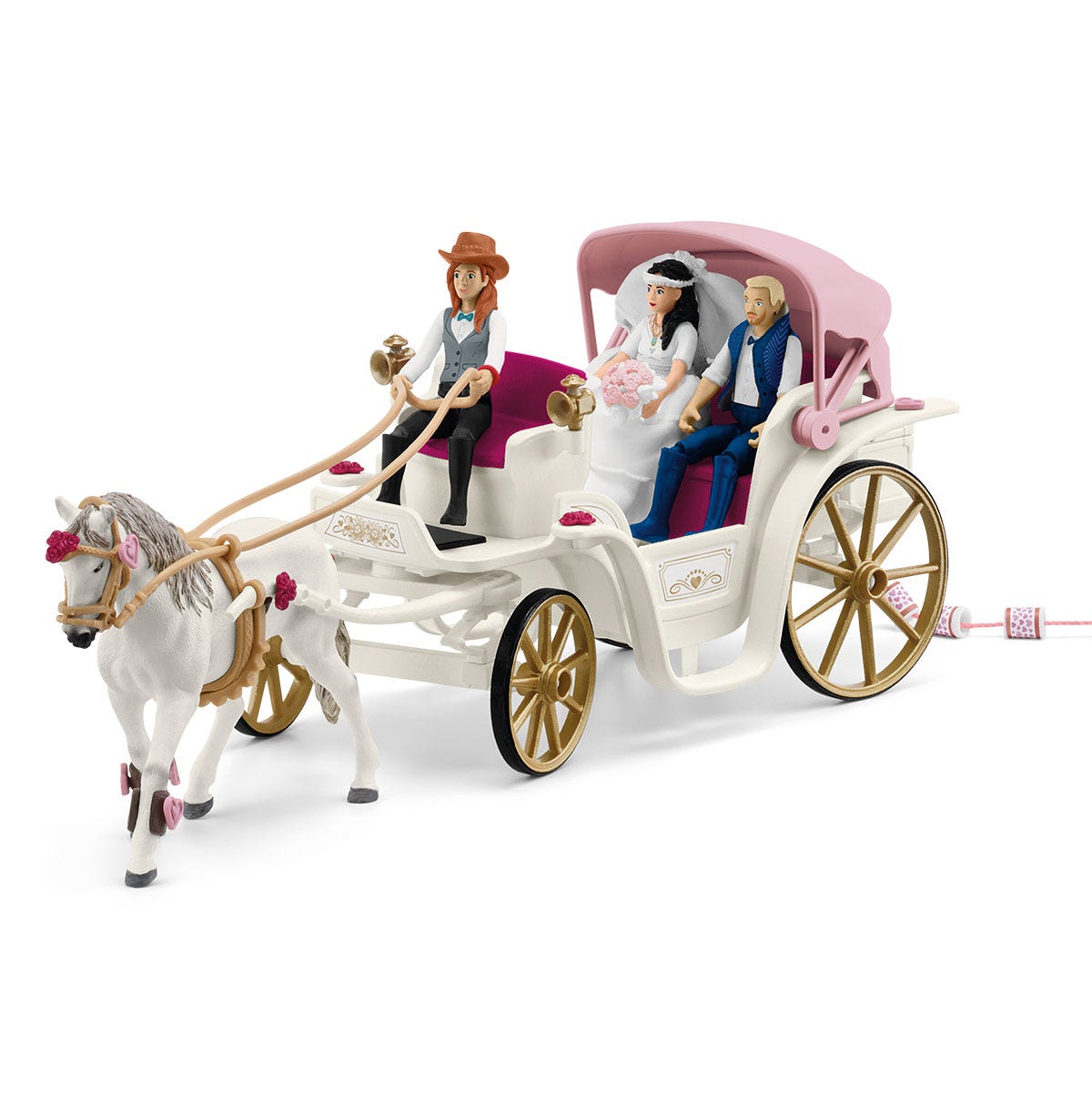 Amazon.com: Badger Basket Doll Canopy Bed with Bedding for