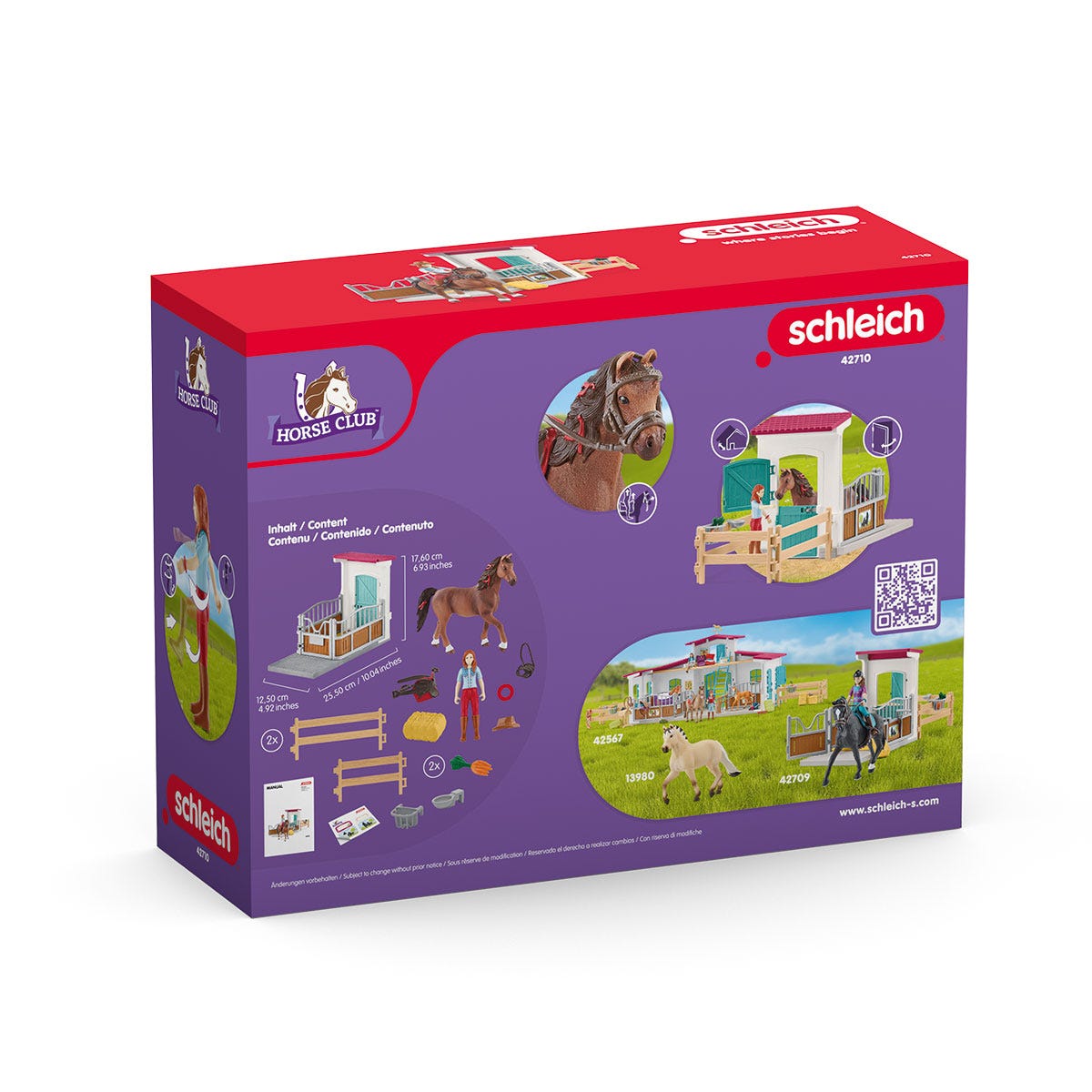 Horse Box with HORSE CLUB Hannah & Cayenne 42710 | Schleich USA Inc.