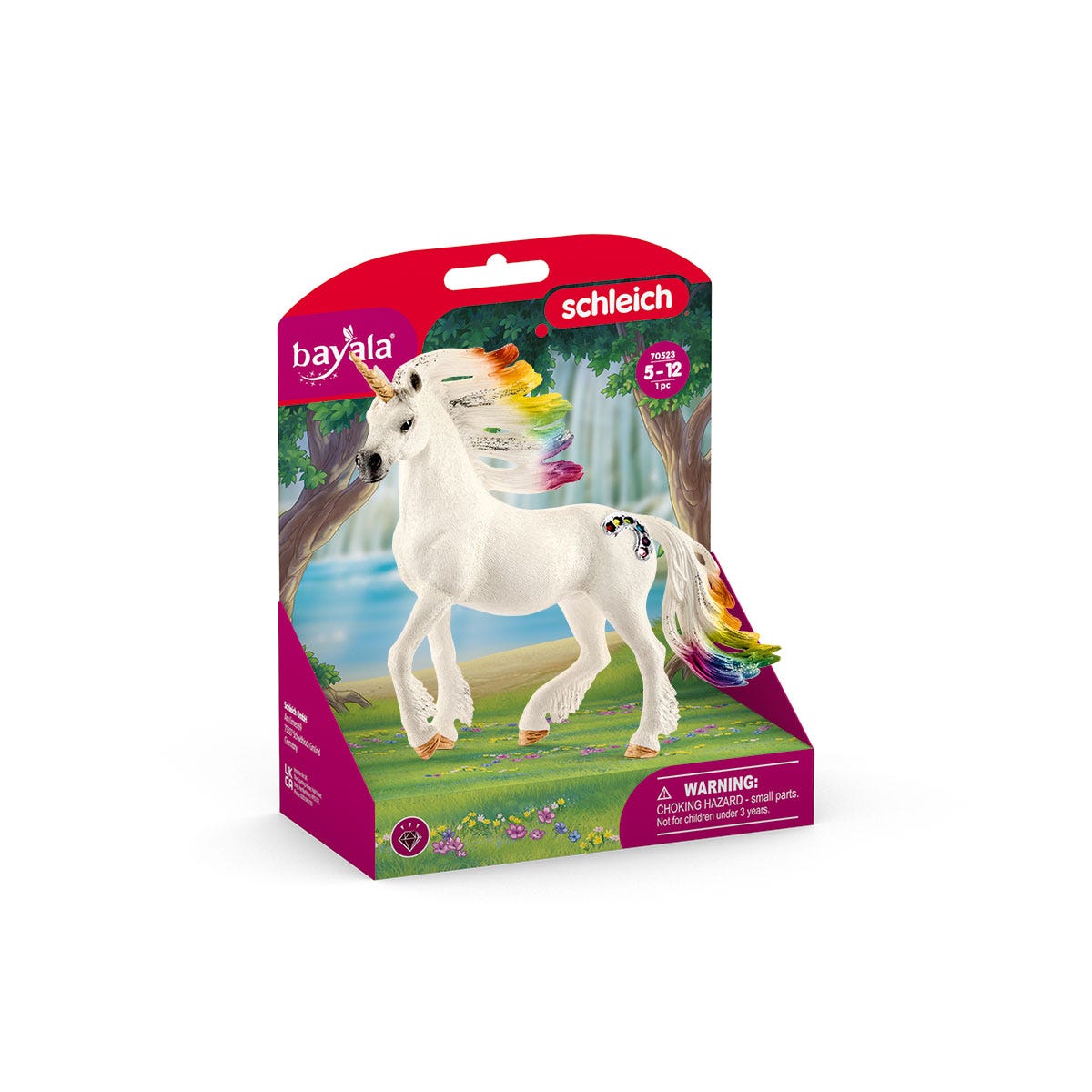 Rainbow unicorn, stallion 70523 | Schleich USA Inc.