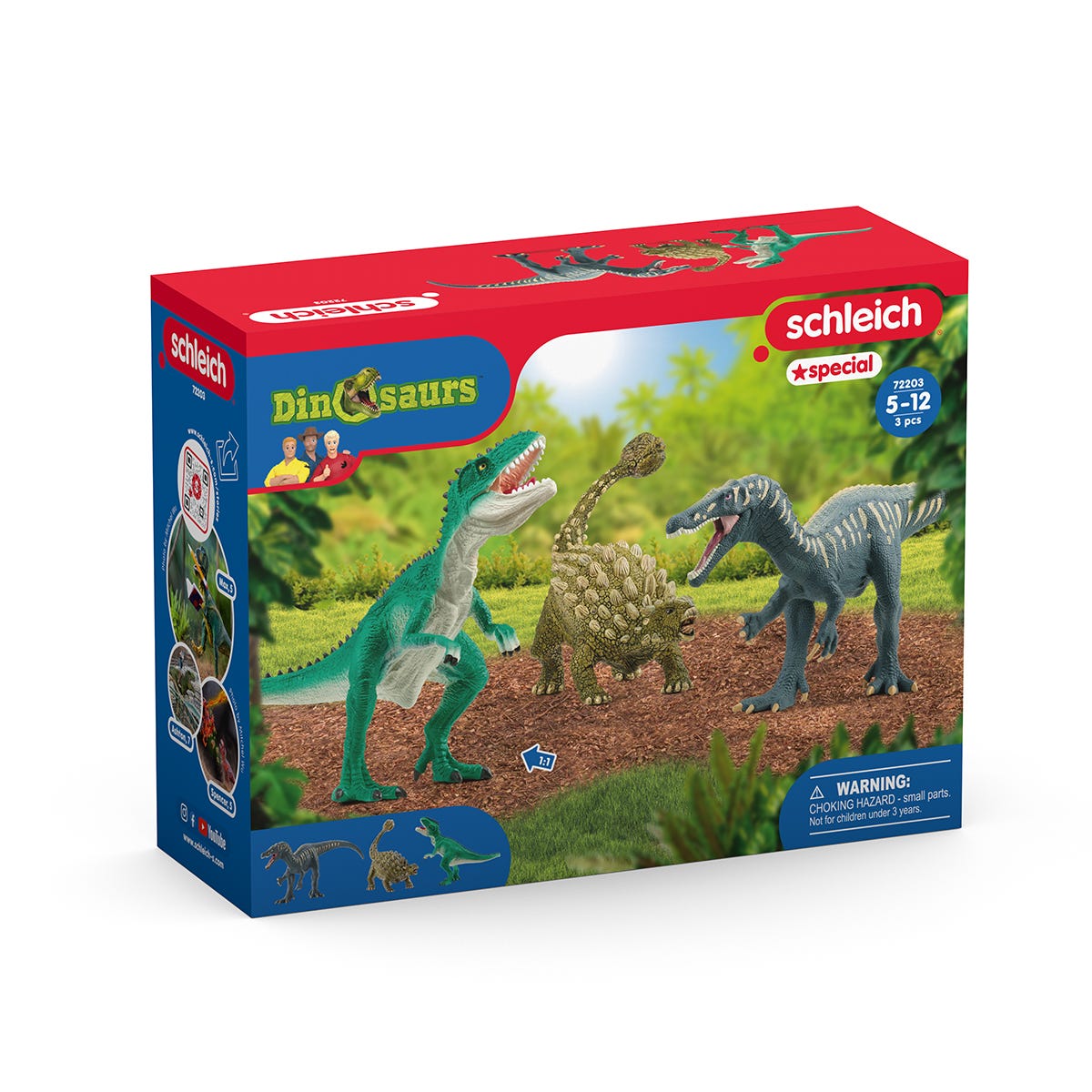 Attack of the dinosaurs trio 72203 | Schleich USA Inc.