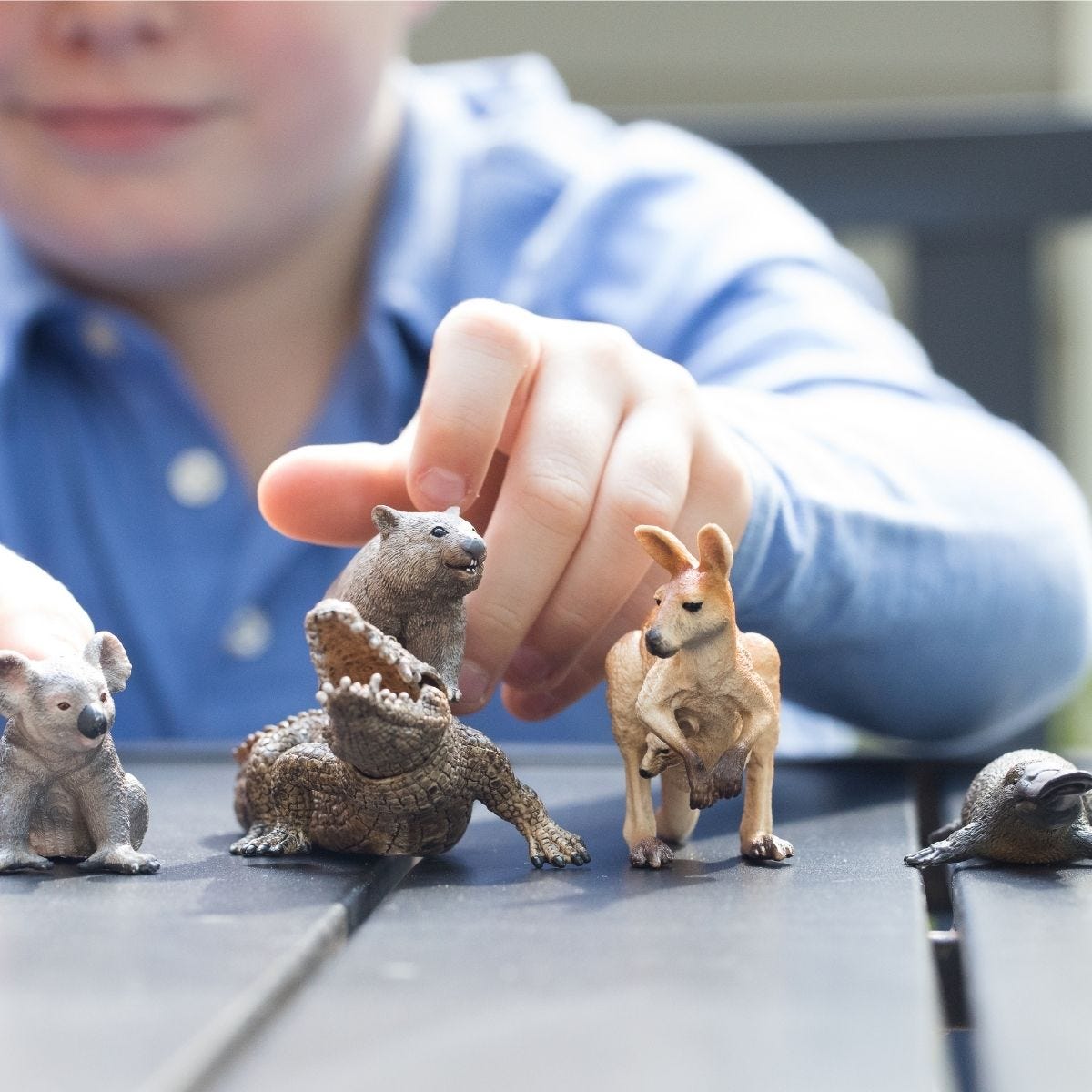 18 Pcs Safari Animal Toys, Realistic North American & Australian Animal  Figures, Educational Wild Animal Figurines for Kids 3 4 5 6 7 Years Old